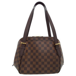 Louis Vuitton Damier Ebene Brown Belem Shoulder Bag